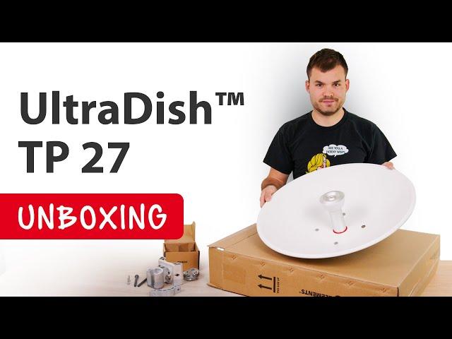 RF elements UltraDish™ TP 27 Unboxing