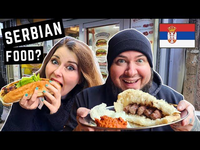 Trying the BEST SERBIAN FOOD in BELGRADE and NOVI SAD!  - Serbian FOOD TOUR