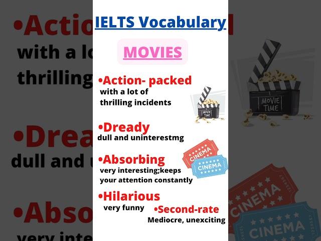 Vocabulary for IELTS exam #vocabulary #ieltsspeaking #ielts