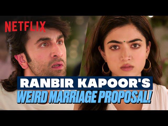 Ranbir Kapoor's Epic Proposal for Rashmika Mandanna in #Animal | Netflix India