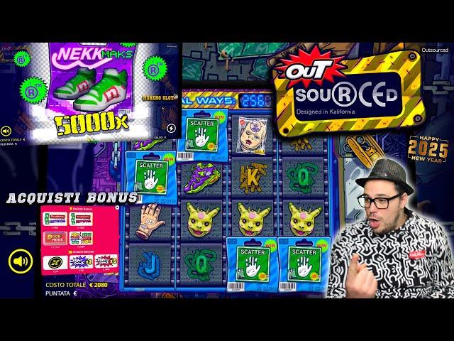 MORENO SLOT ONLINE  - Grande partita alla Nuova OUTSOURCED  con Acquisti BONUS e MAX WIN 