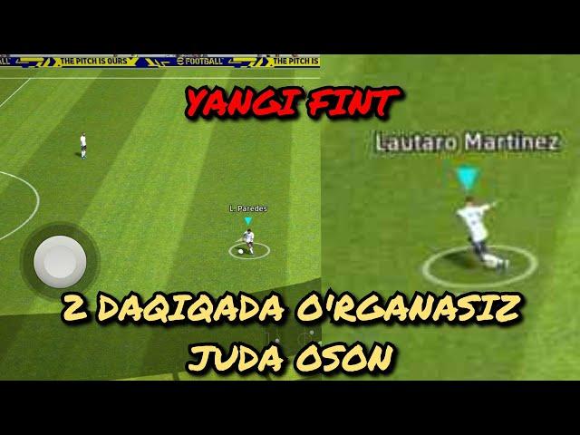 EFOOTBALL MOBILE | FINT QILISH | YANGI FINT | VIDEOUROK 