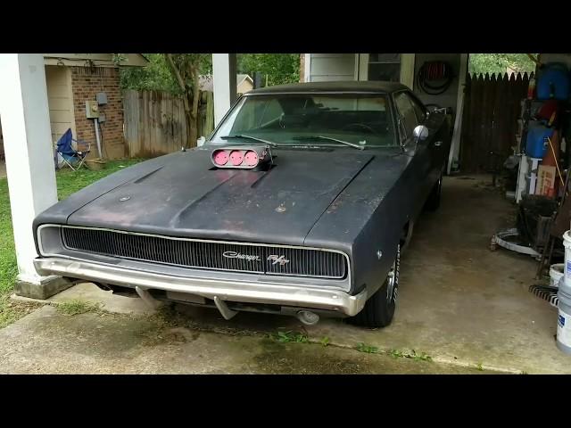 1968 Dodge Charger R/T Bug Catcher Scoop Setup