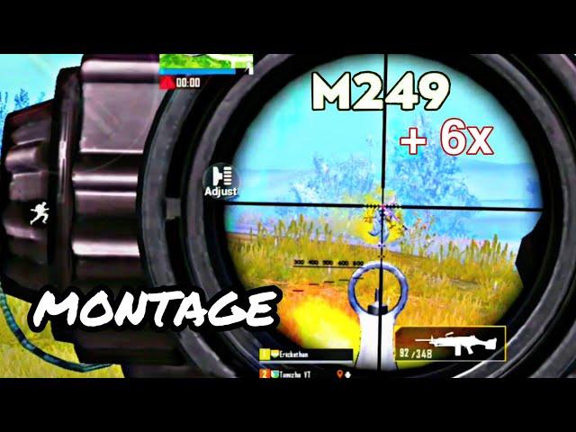 PUBG MONTAGE Sniping and M249 + 6x on spray 