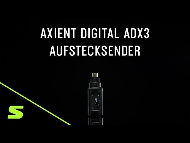 Shure Axient® Digital ADX3 Aufstecksender mit ShowLink®