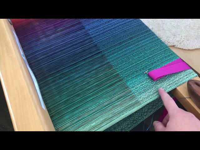 Weaving on my Schacht standard floor loom 8s/10t