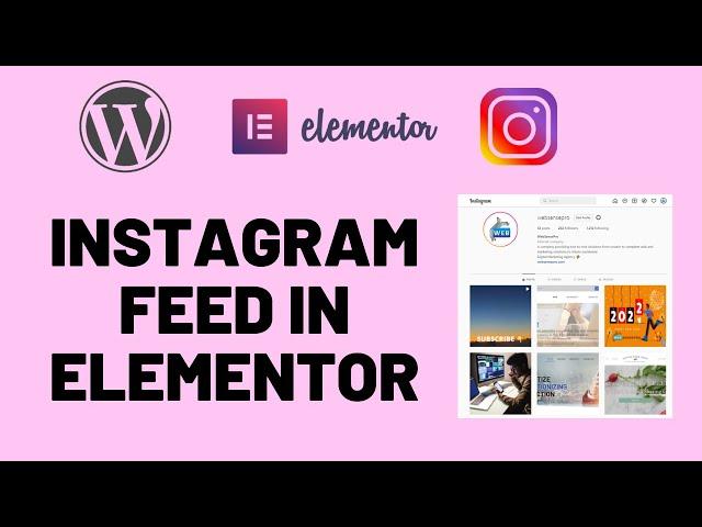 How To Add Instagram Feed in Elementor - 2025