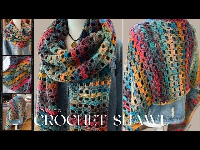 Transform Your Wardrobe: Step by Step Tutorial to Crocheting a Stunning Shawl with a Free Pattern