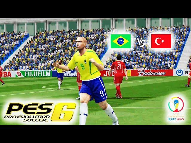 Brasil x Turquia - Copa do Mundo de 2002 - PES 6