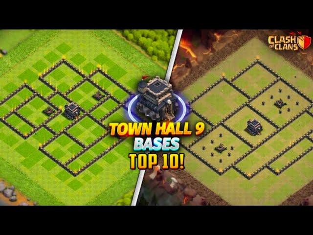 Top 10! Town hall 9 (Th9) Base Layout 2025 - | Clash Of Clans |