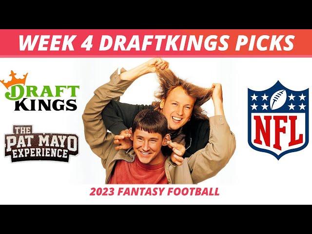 2023 NFL Week 4 DraftKings Picks, Lineup Strategy, Ownership | 2023 DFS NFL Picks