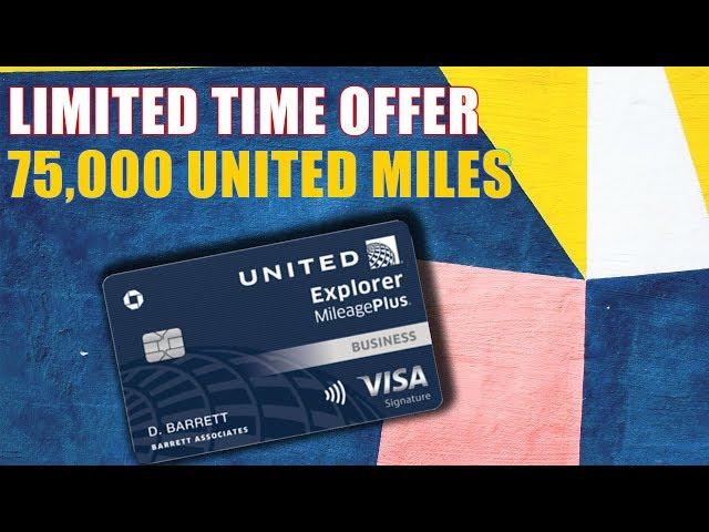 United Explorer Business Credit Card - Limited Offer