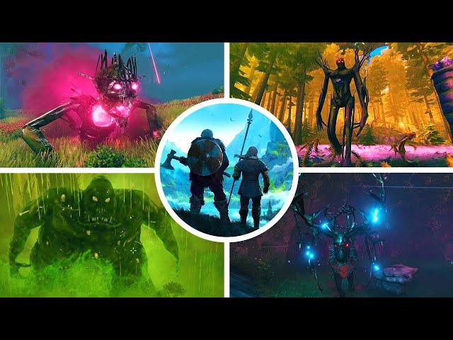 Valheim - All Bosses (Boss Fights) 1080P 60 FPS