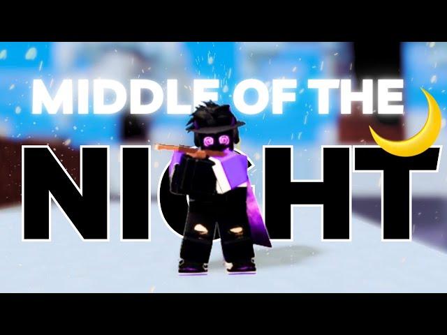 Middle Of The NIGHT | My BEST Roblox Bedwars Montage