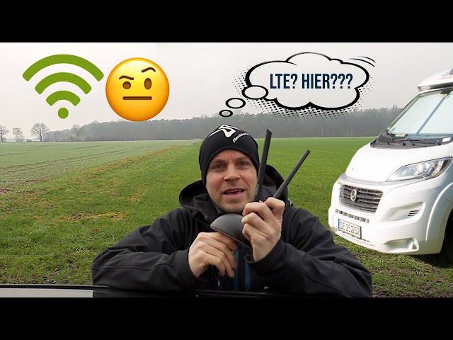 LTE WLAN Antenne Wohnmobil - Test, verbessert sie LTE und WLAN?