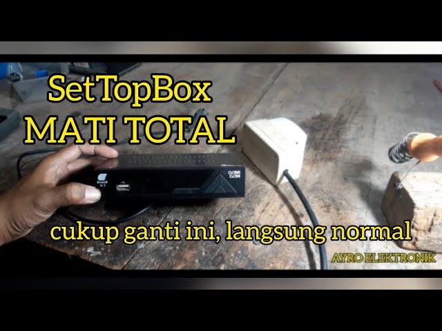 lagi dan lagi !!!! servis set top box STB Evinix mati total | pemula pasti bisa