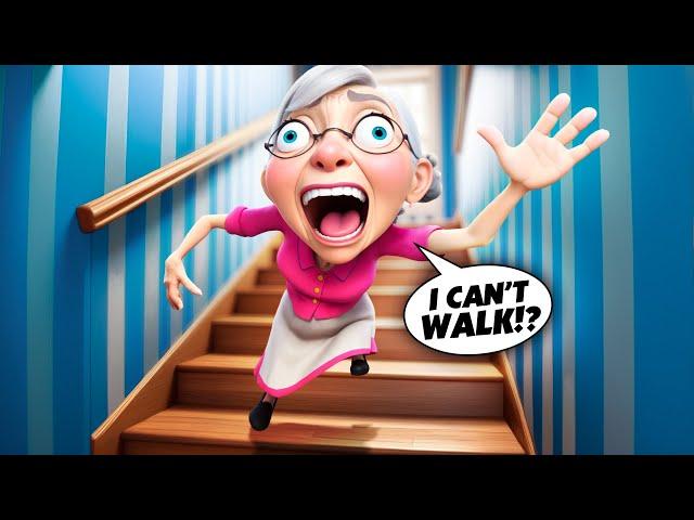 I Became A Grandma and Forgot How To Walk! - Grandma Simulator