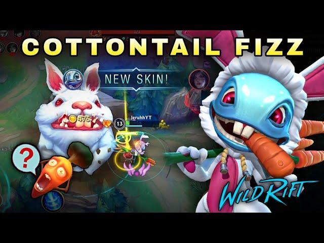 Fizz Main Tries The New Cottontail Fizz Skin! | Wild Rift