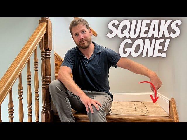 How To Fix Squeaky Stairs LIKE A PRO But DIY!