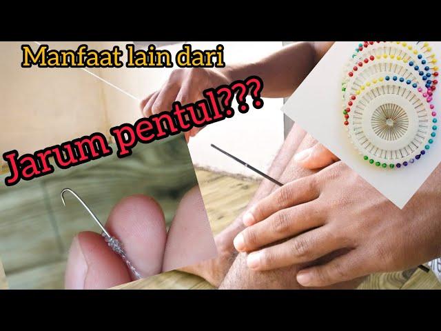 Cara membuat pancing belut dari jarum pentul, murah dan gampang