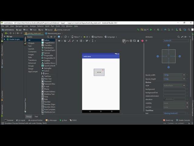 missing constraints in constraint layout  solution Android Studio