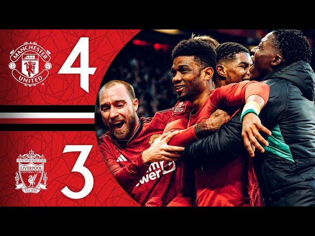 AMAD WINS IT IN THE DYING MOMENTS AGAINST LIVERPOOL ‍ | United 4-3 Liverpool