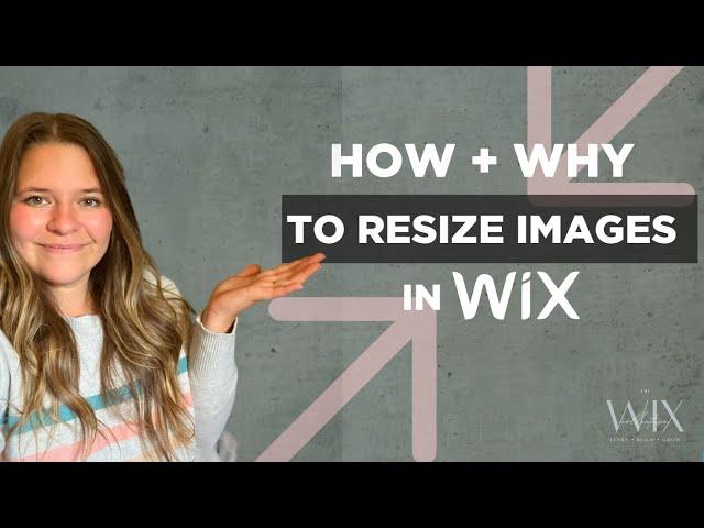 Using Wix to Resize Images for Wix Websites