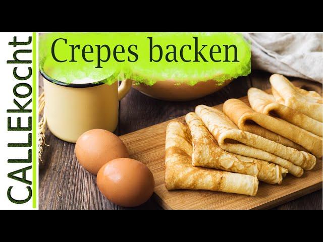 Crepes selber backen - Rezept wie vom Weihnachtsmarkt