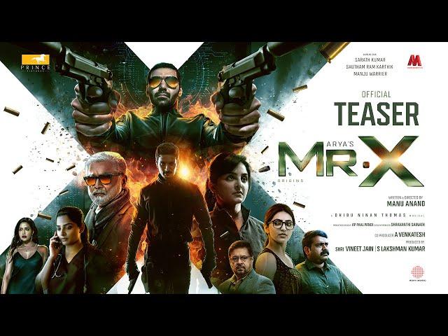 Mr. X (Tamil) Teaser | Arya | Gautham Karthik | Sarath Kumar | Manju Warrier | Manu Anand | DNT