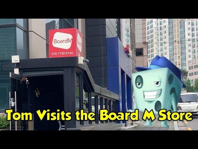 Tom Visits the Board M Game Store in South Korea