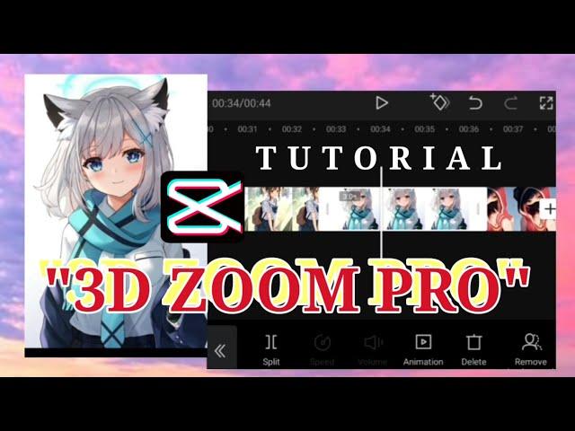 3D Zoom Pro Effect Capcut Update 2022 | Capcut Editing