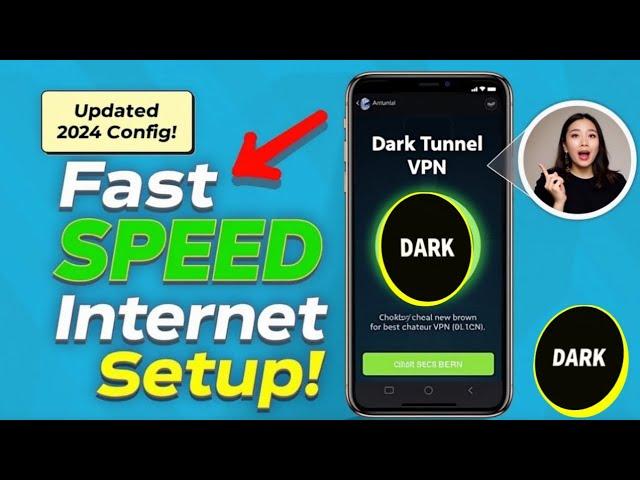 How to Import Slow DNS Config on Dark Tunnel VPN | Fast Speed Internet 2024!