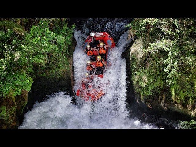 World's Highest Commercially Rafted Waterfall - Play On in New Zealand! in 4K! | DEVINSUPERTRAMP