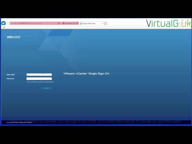 VMware vSphere VCSA 6.5 Installation - VirtualG.uk