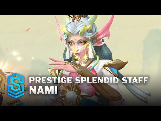 Prestige Splendid Staff Nami Wild Rift Skin Spotlight