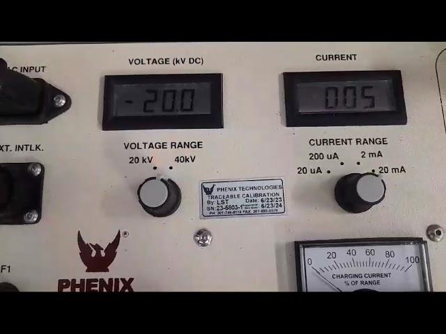 Phenix Technologies 440-20 40kVDC Dielectric Test Repair Calibration by Dynamics Circuit (S) Pte Ltd