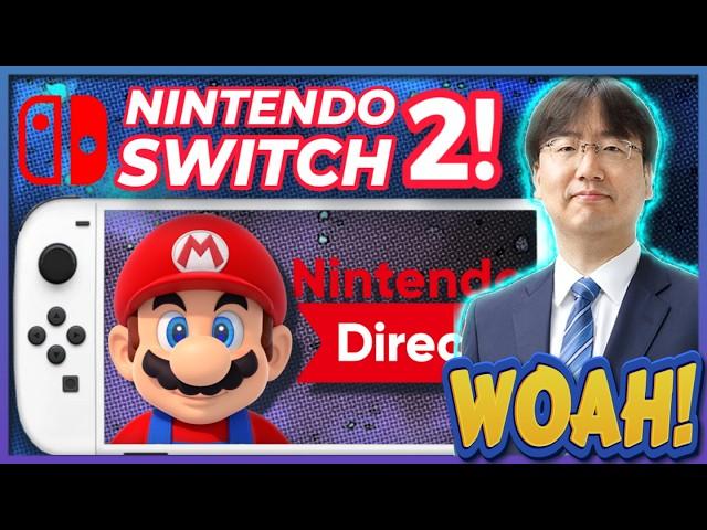 New Nintendo Switch 2 Direct Reveal Info Has Dropped! + 3D Mario Leak!