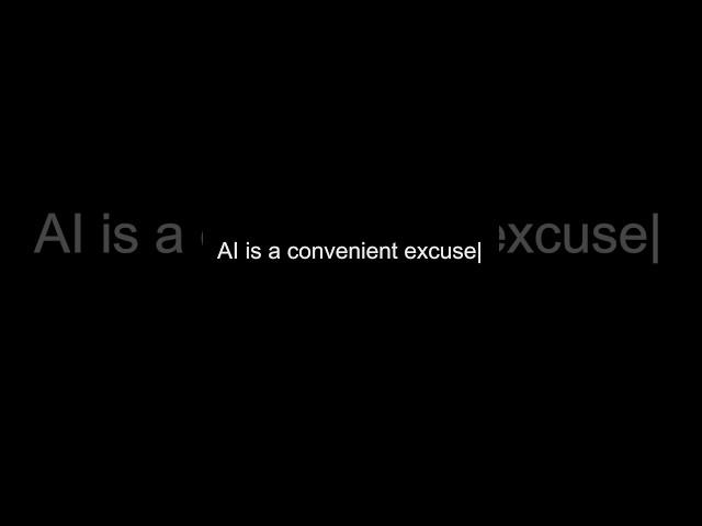 AI is a convenient excuse for tech layoffs…