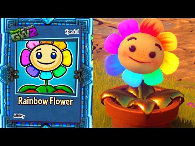 PVZ Garden Warfare 2: 'RAINBOW FLOWER' New RUX Ability! (STUFFY SUNFLOWER Gameplay)