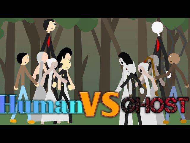 Human Vs Ghost (Sticknodes Animation)