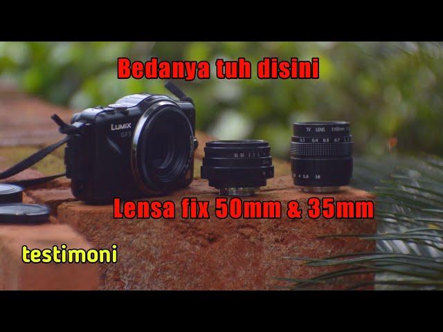 perbedaan bokeh lensa 35mm dan 50mm lensa fujian cctv #lensamurah #mamasmo #lensafixmurah #lensacctv