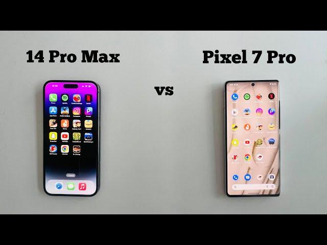 iphone 14 Pro Max vs Google Pixel 7 Pro || Speed Test