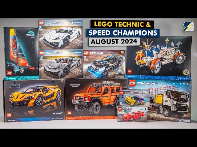 All the new LEGO Technic and Speed Champions sets coming in August are here!