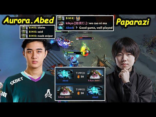 Aurora.Abed Storm Spirit Signature Hero against Paparazi Sniper China MIDLANE LEGEND Dota 2