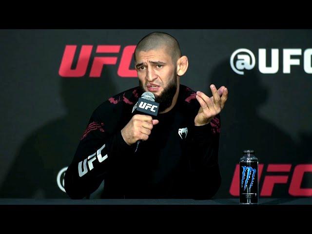 Khamzat Chimaev Post-Fight Press Conference | UFC 279