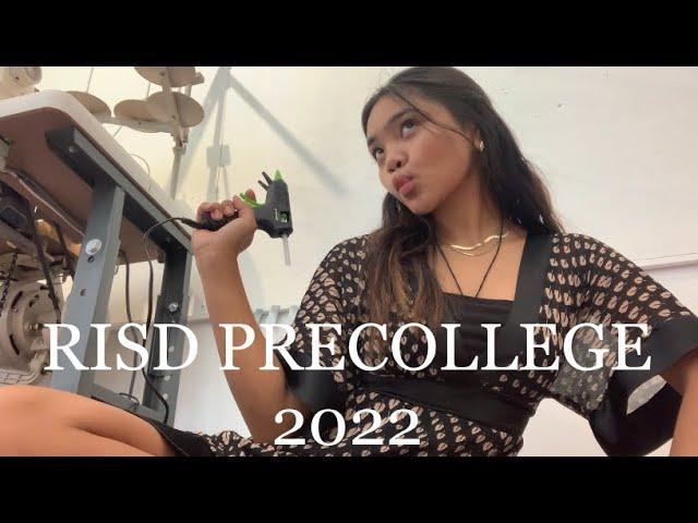 life at RISD precollege as a fashion design major