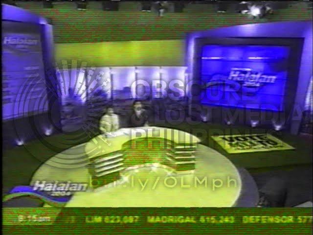 ABS-CBN Halalan 2004 coverage snippet [11-MAY-2004]