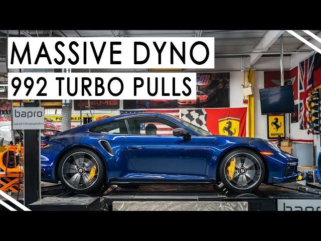 Porsche 992 Turbo 2021+ | Fabspeed Headers, Sport Cats and GT2RS Style Outlets | Dyno Run