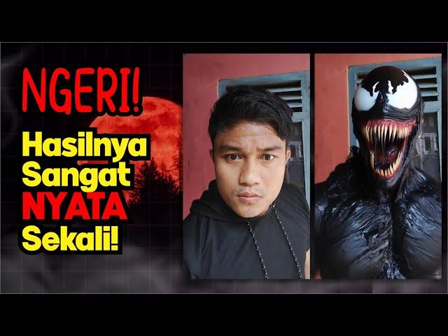 VIRAL! Cara Edit Foto Jadi Video Efek Venom di HP, Hasilnya NYATA BANGET!