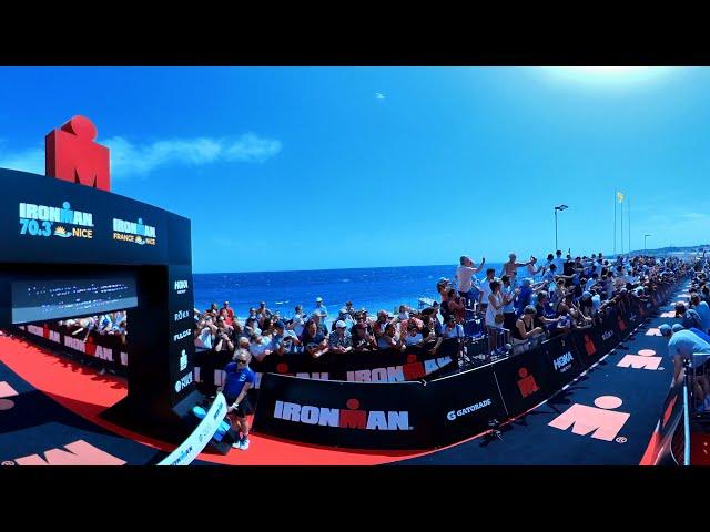 ​ @IRONMAN Triathlon Nice, 2022 | Arrivé du1er athlete Rudy Von Berg | iFeelsports VIDEO 360/VR